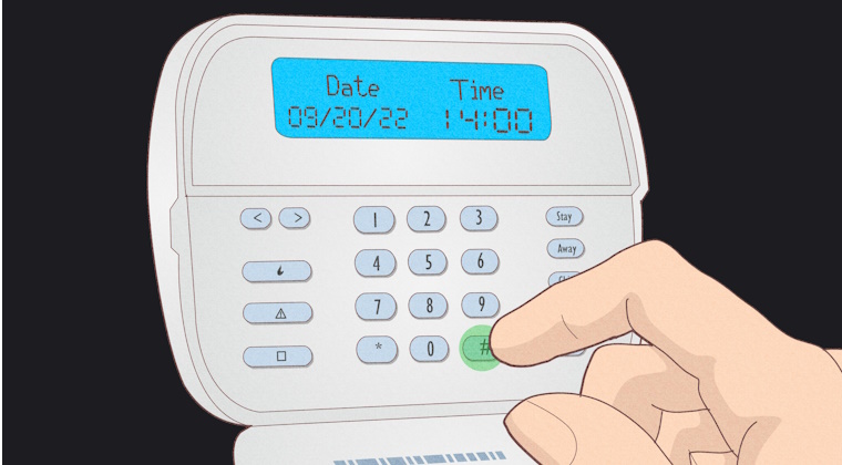 DSC Alarm sistemi kullanımı