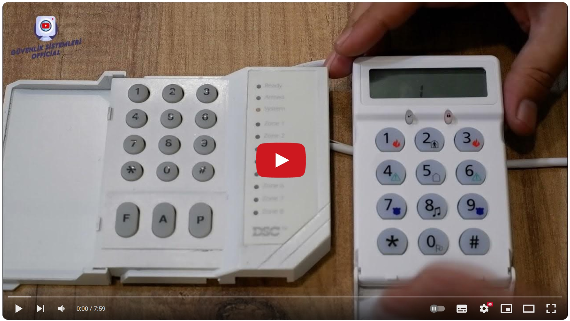 DSC Alarm şifre değiştirme nasıl yapılır