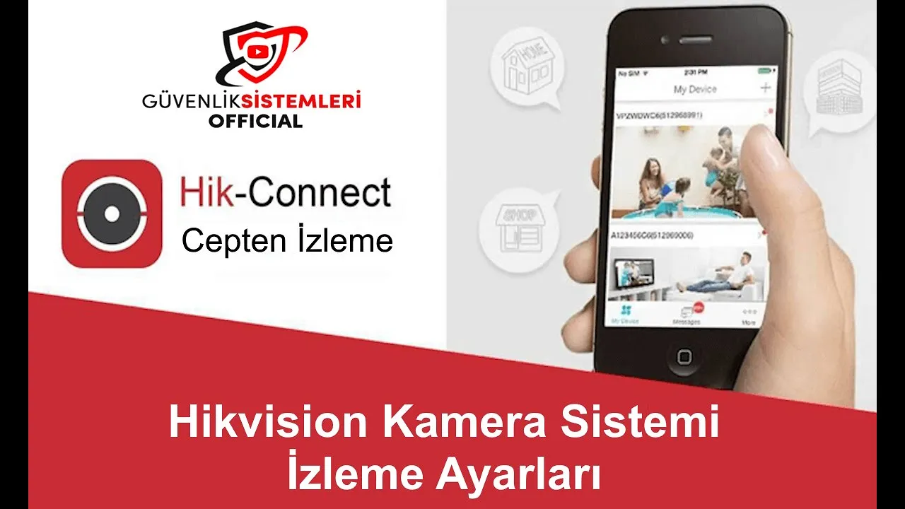 Hik-Connect Cepten İzleme – Hikvision Cep izleme