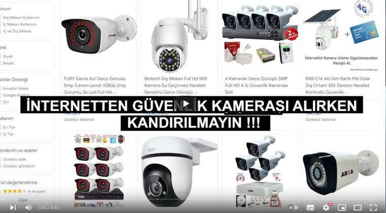 İnternetten güvenlik kamerası alınır mı ?