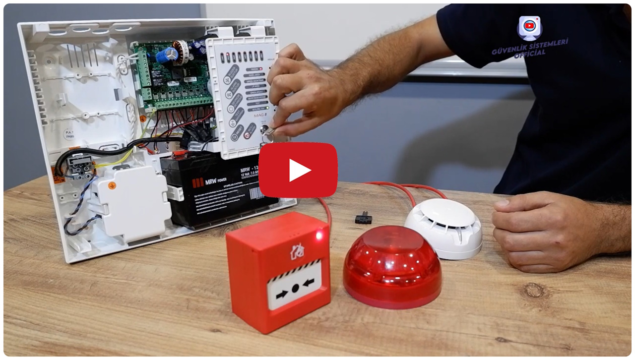 Teletek Mag 2, Mag 4, Mag 8 Yangın Alarm Paneli Kullanımı